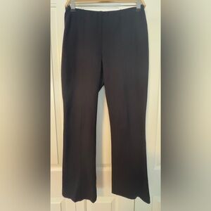 J. Jill Ponte Barely Boot Cut Black Knit Pants